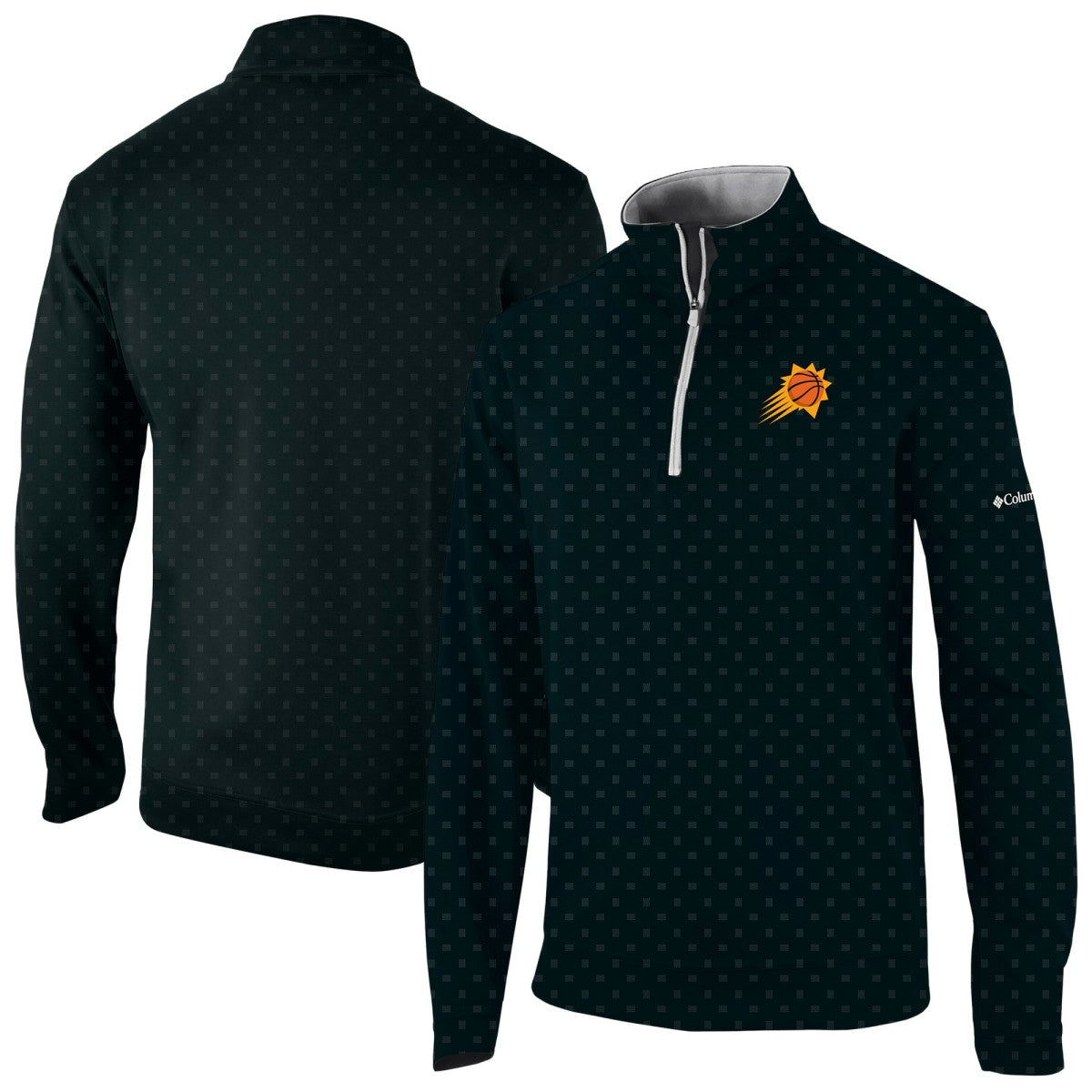 Black Phoenix Suns Wickham Hills Omni-Wick Quarter-Zip Jacket | NBA