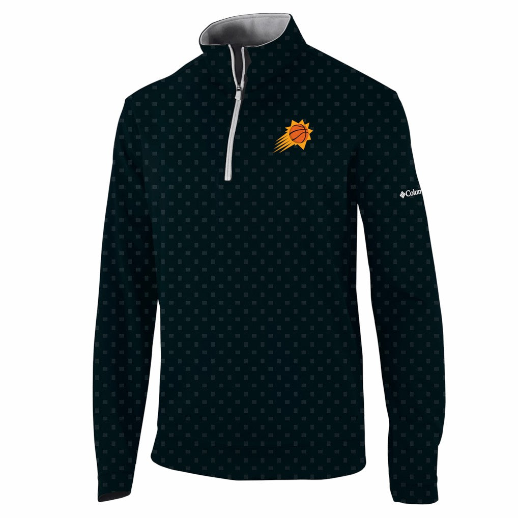 Black Phoenix Suns Wickham Hills Omni-Wick Quarter-Zip Jacket | NBA