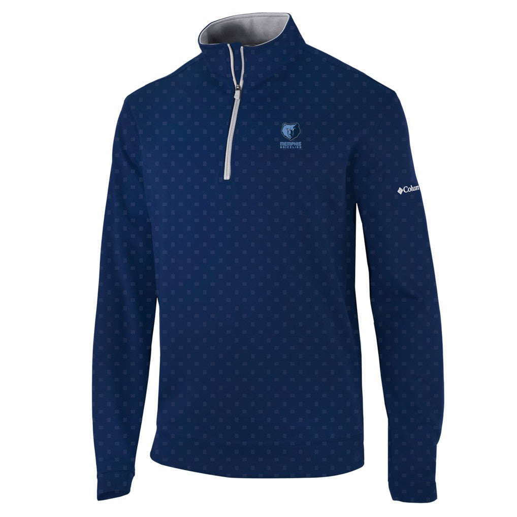 Navy Memphis Grizzlies Wickham Hills Omni-Wick Quarter-Zip Jacket | NBA
