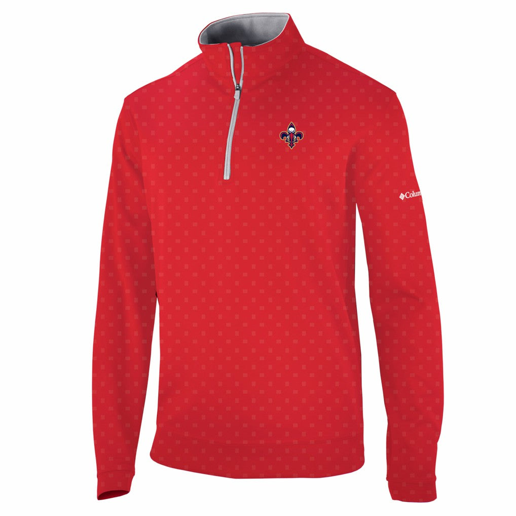 Red New Orleans Pelicans Wickham Hills Omni-Wick Quarter-Zip Jacket | NBA