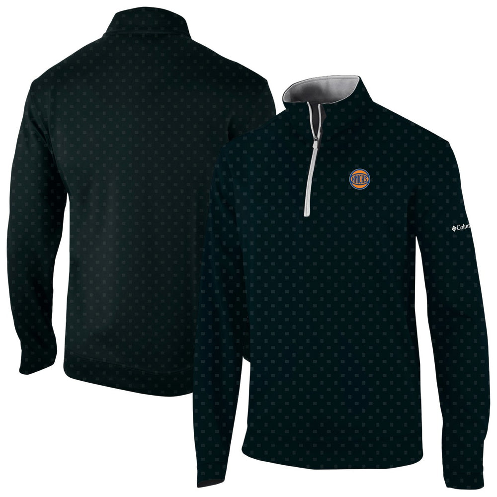 Black New York Knicks Wickham Hills Omni-Wick Quarter-Zip Jacket | NBA