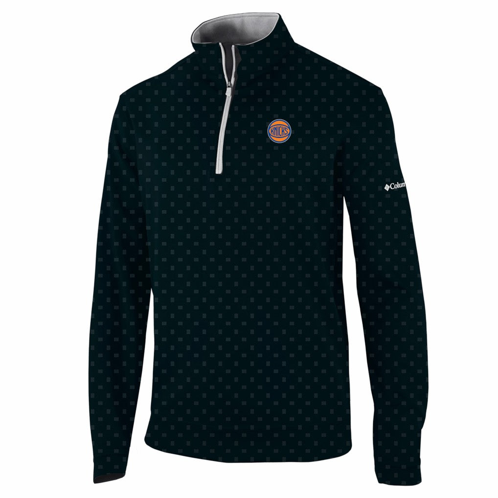 Black New York Knicks Wickham Hills Omni-Wick Quarter-Zip Jacket | NBA