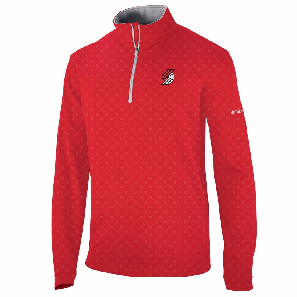 Red Portland Trail Blazers Wickham Hills Omni-Wick Quarter-Zip Jacket | NBA