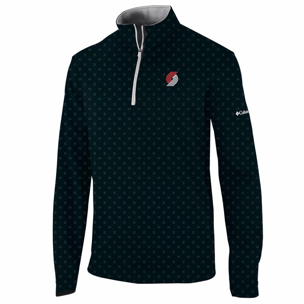 Black Portland Trail Blazers Wickham Hills Omni-Wick Quarter-Zip Jacket | NBA
