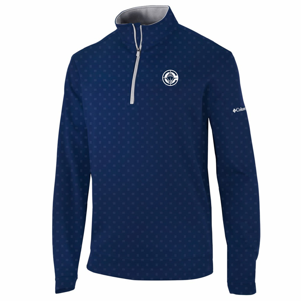 Navy LA Clippers Wickham Hills Omni-Wick Quarter-Zip Jacket | NBA