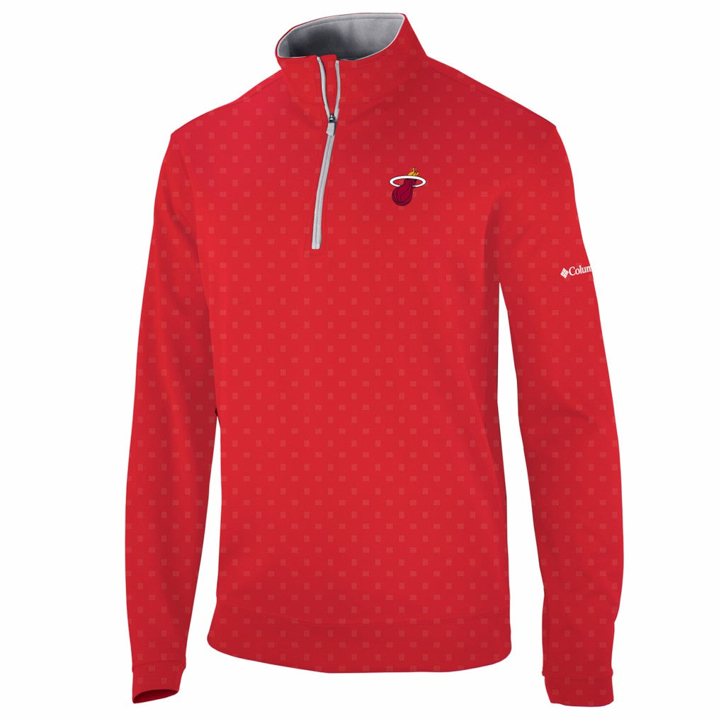 Red Miami Heat Wickham Hills Omni-Wick Quarter-Zip Jacket | NBA