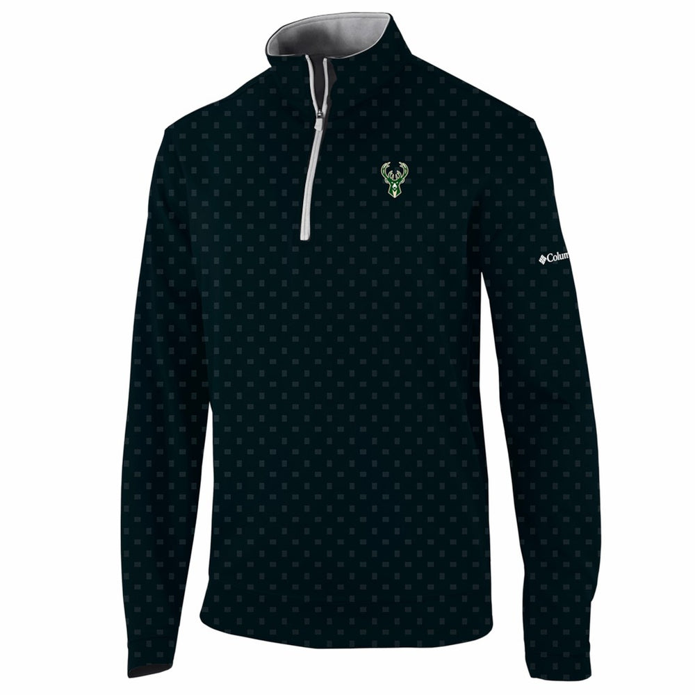 Black Milwaukee Bucks Wickham Hills Omni-Wick Quarter-Zip Jacket | NBA