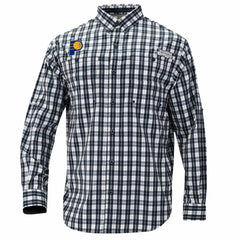 Navy Indiana Pacers Super Tamiami Omni-Shade Long Sleeve Button-Down Shirt | NBA