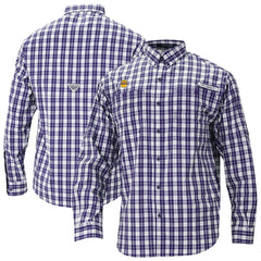 Purple Los Angeles Lakers Super Tamiami Omni-Shade Long Sleeve Button-Down Shirt | NBA