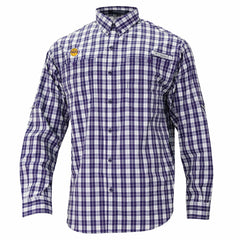 Purple Los Angeles Lakers Super Tamiami Omni-Shade Long Sleeve Button-Down Shirt | NBA