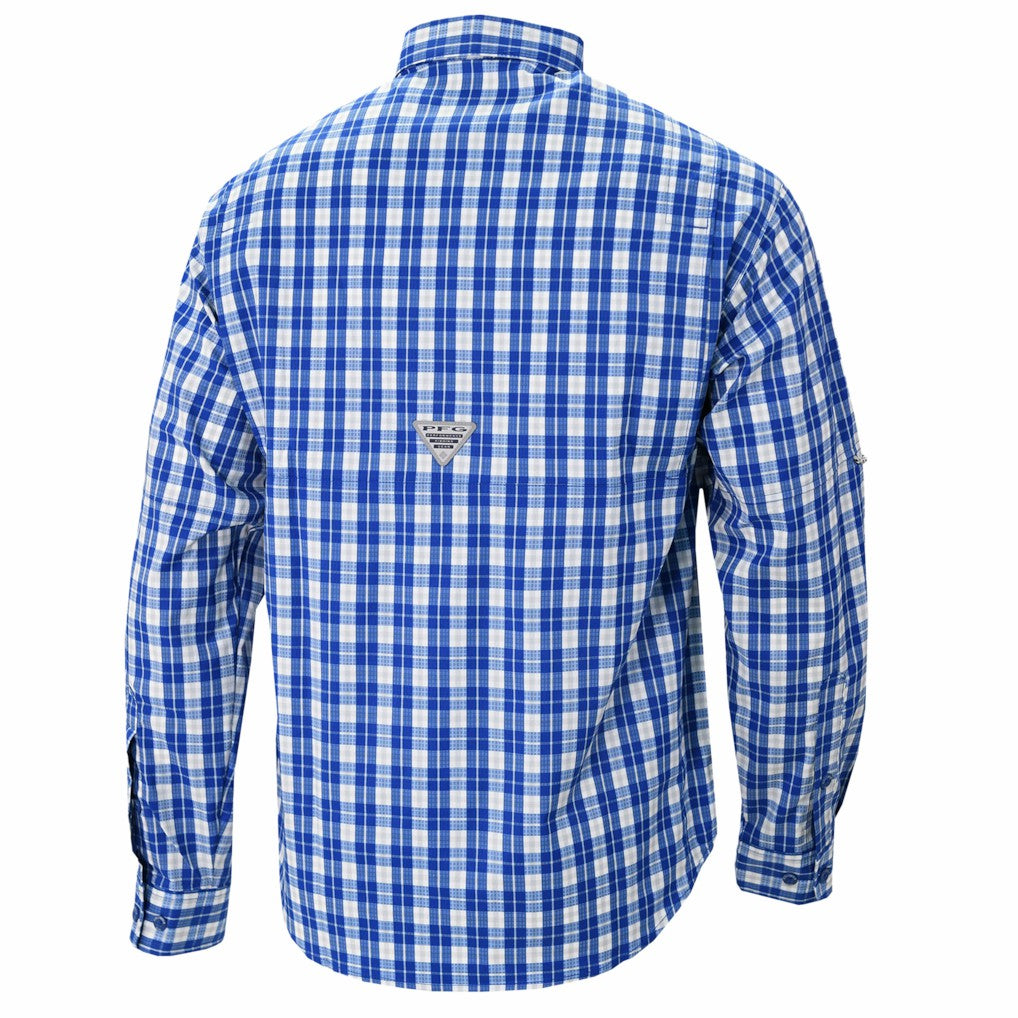 Blue Philadelphia 76ers Super Tamiami Omni-Shade Long Sleeve Button-Down Shirt | NBA