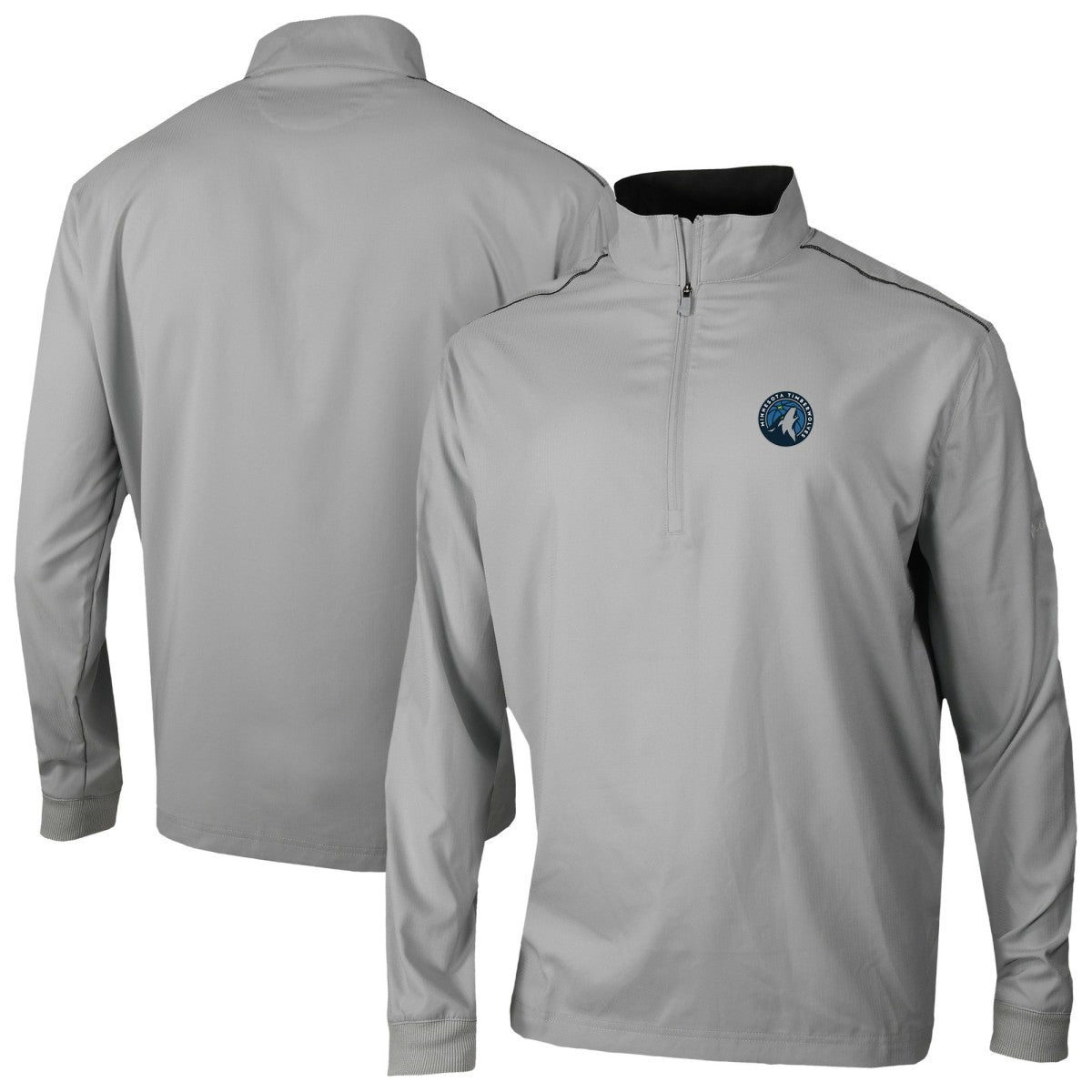 Gray Minnesota Timberwolves Omni-Wick Bogey's Paradise Quarter-Zip Top | NBA