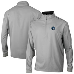 Gray Minnesota Timberwolves Omni-Wick Bogey's Paradise Quarter-Zip Top | NBA
