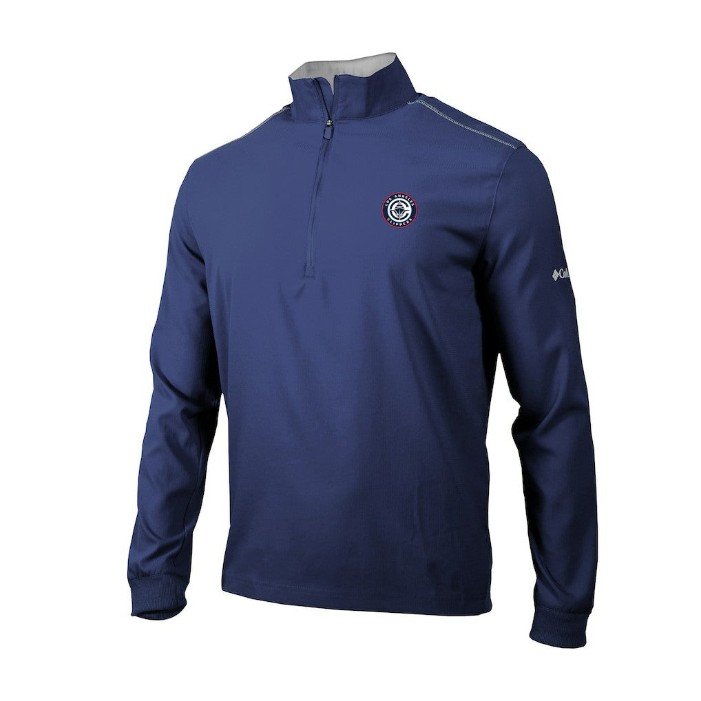 Navy LA Clippers Omni-Wick Bogey's Paradise Quarter-Zip Top | NBA