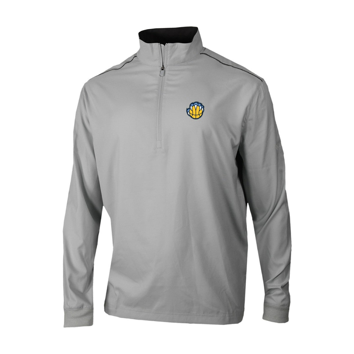 Gray Memphis Grizzlies Omni-Wick Bogey's Paradise Quarter-Zip Top | NBA
