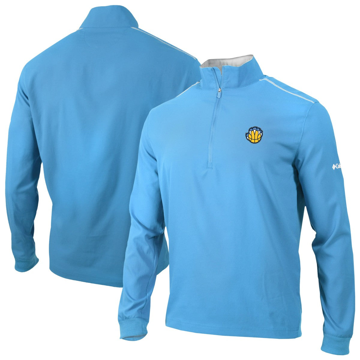 Light Blue Memphis Grizzlies Omni-Wick Bogey's Paradise Quarter-Zip Top | NBA
