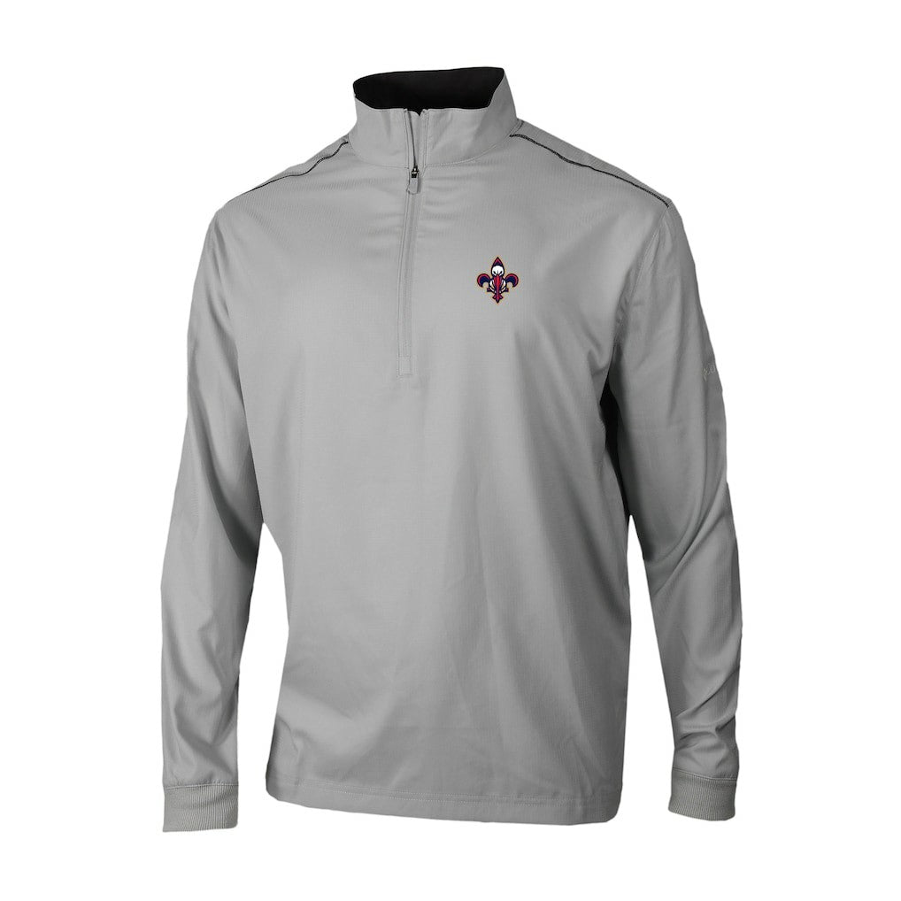 Gray New Orleans Pelicans Omni-Wick Bogey's Paradise Quarter-Zip Top | NBA