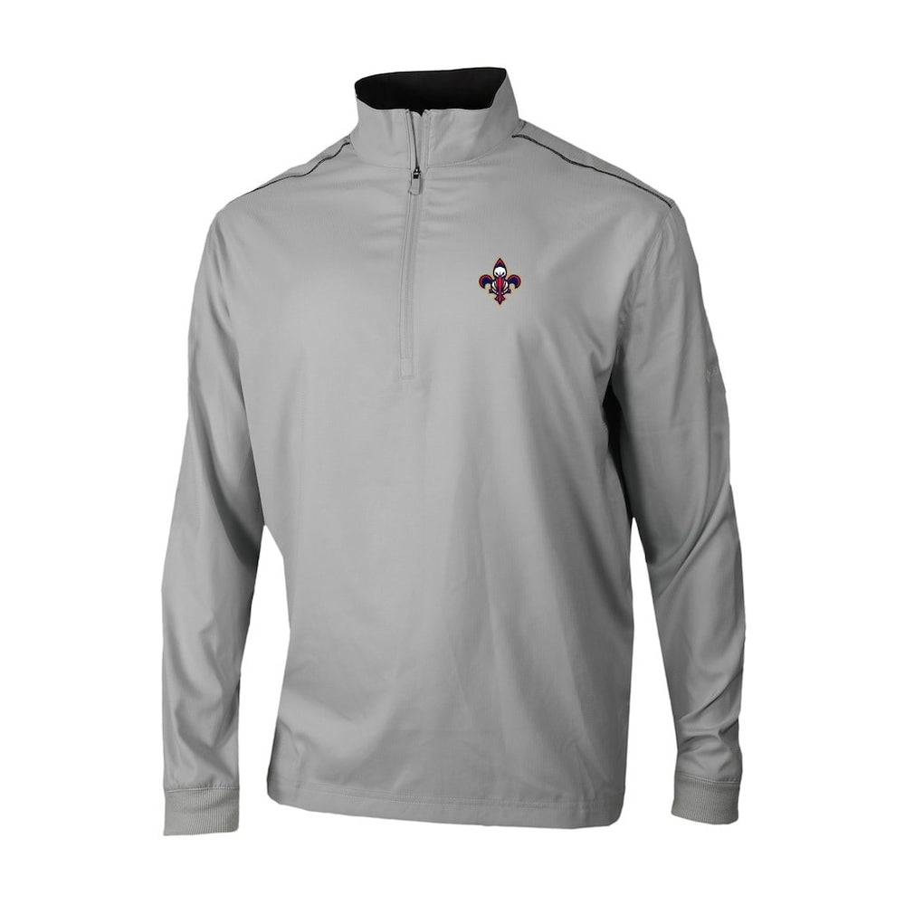Gray New Orleans Pelicans Omni-Wick Bogey's Paradise Quarter-Zip Top | NBA