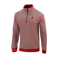 Red Miami Heat Omni-Wick Even Lie Quarter-Zip Top | NBA