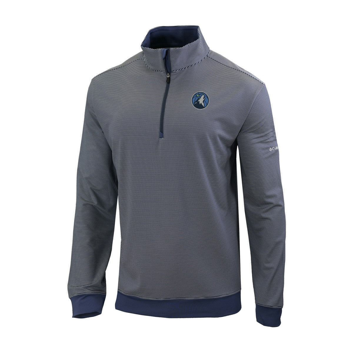 Navy Minnesota Timberwolves Omni-Wick Even Lie Quarter-Zip Top | NBA