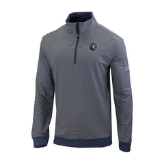 Navy Minnesota Timberwolves Omni-Wick Even Lie Quarter-Zip Top | NBA