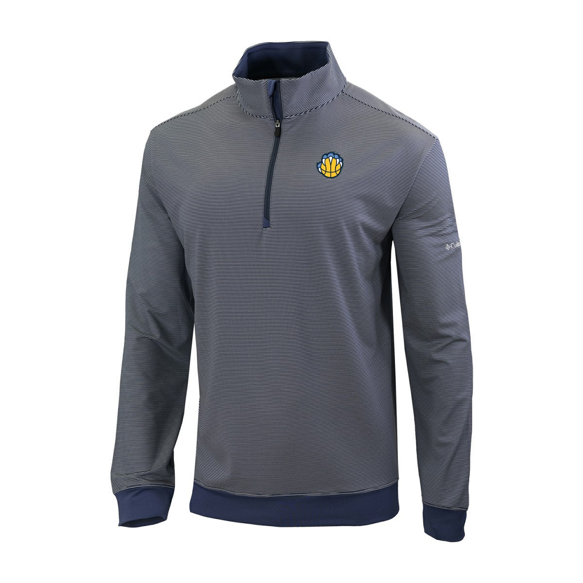Navy Memphis Grizzlies Omni-Wick Even Lie Quarter-Zip Top | NBA