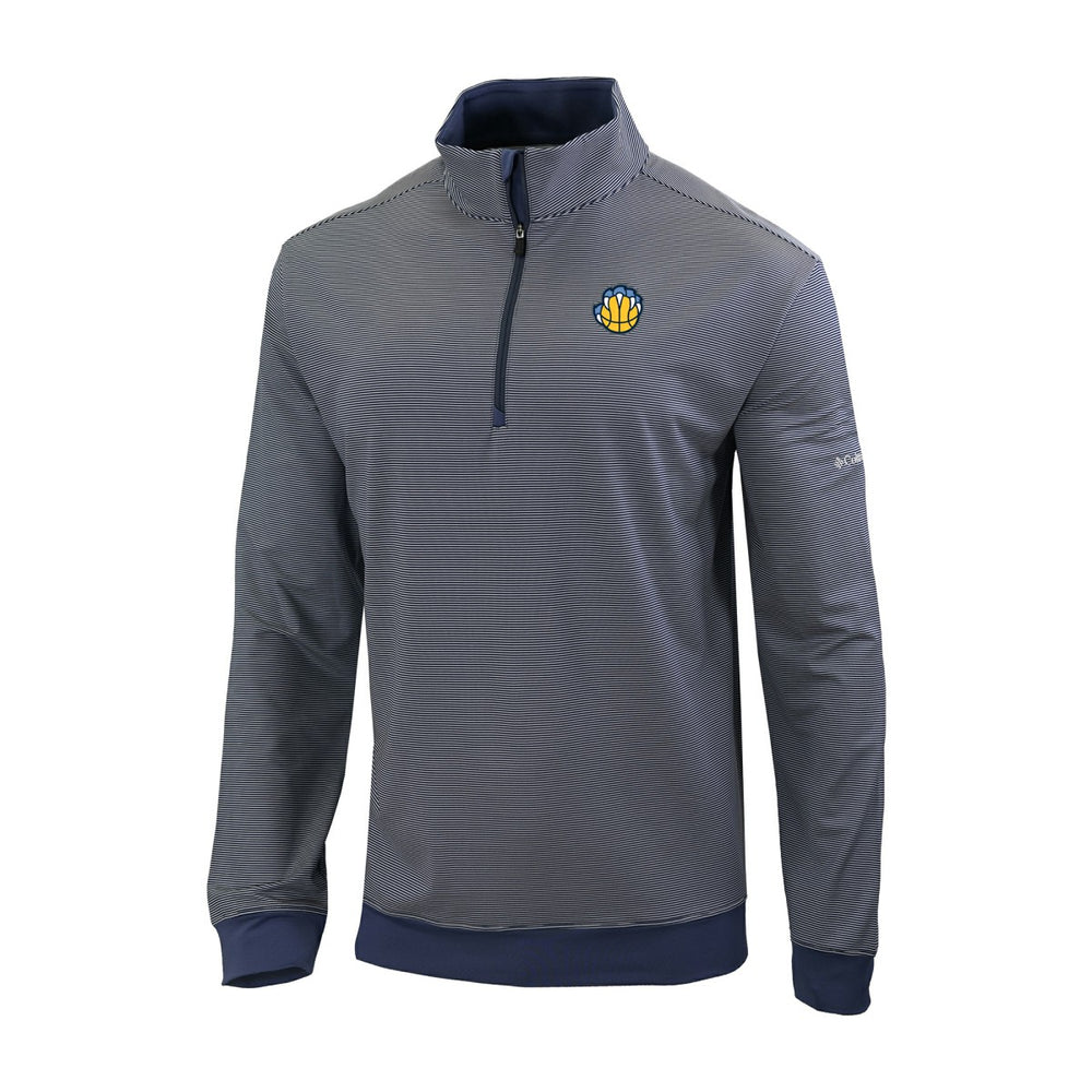 Navy Memphis Grizzlies Omni-Wick Even Lie Quarter-Zip Top | NBA