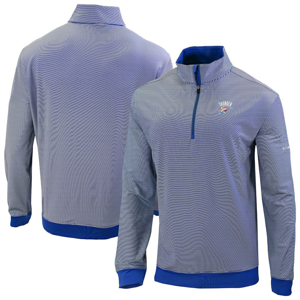 Blue Oklahoma City Thunder Omni-Wick Even Lie Quarter-Zip Top | NBA