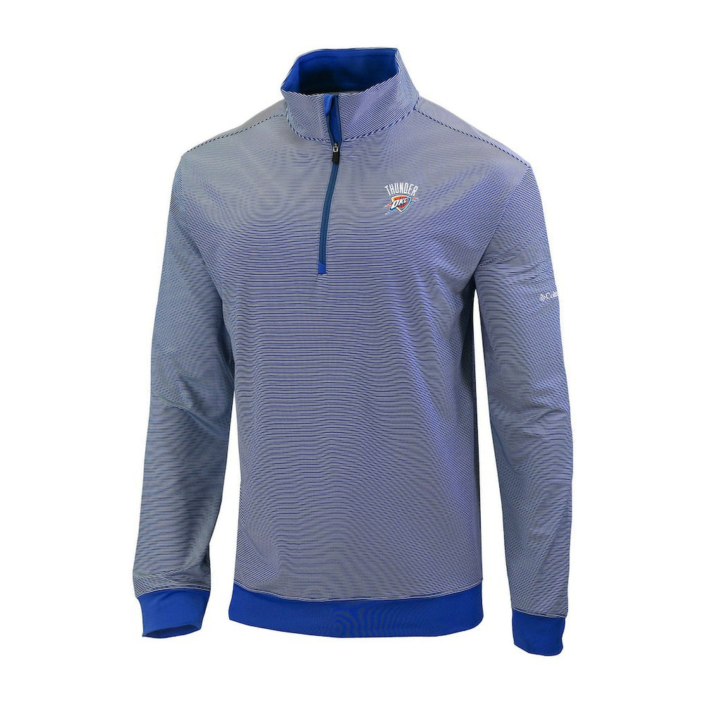 Blue Oklahoma City Thunder Omni-Wick Even Lie Quarter-Zip Top | NBA