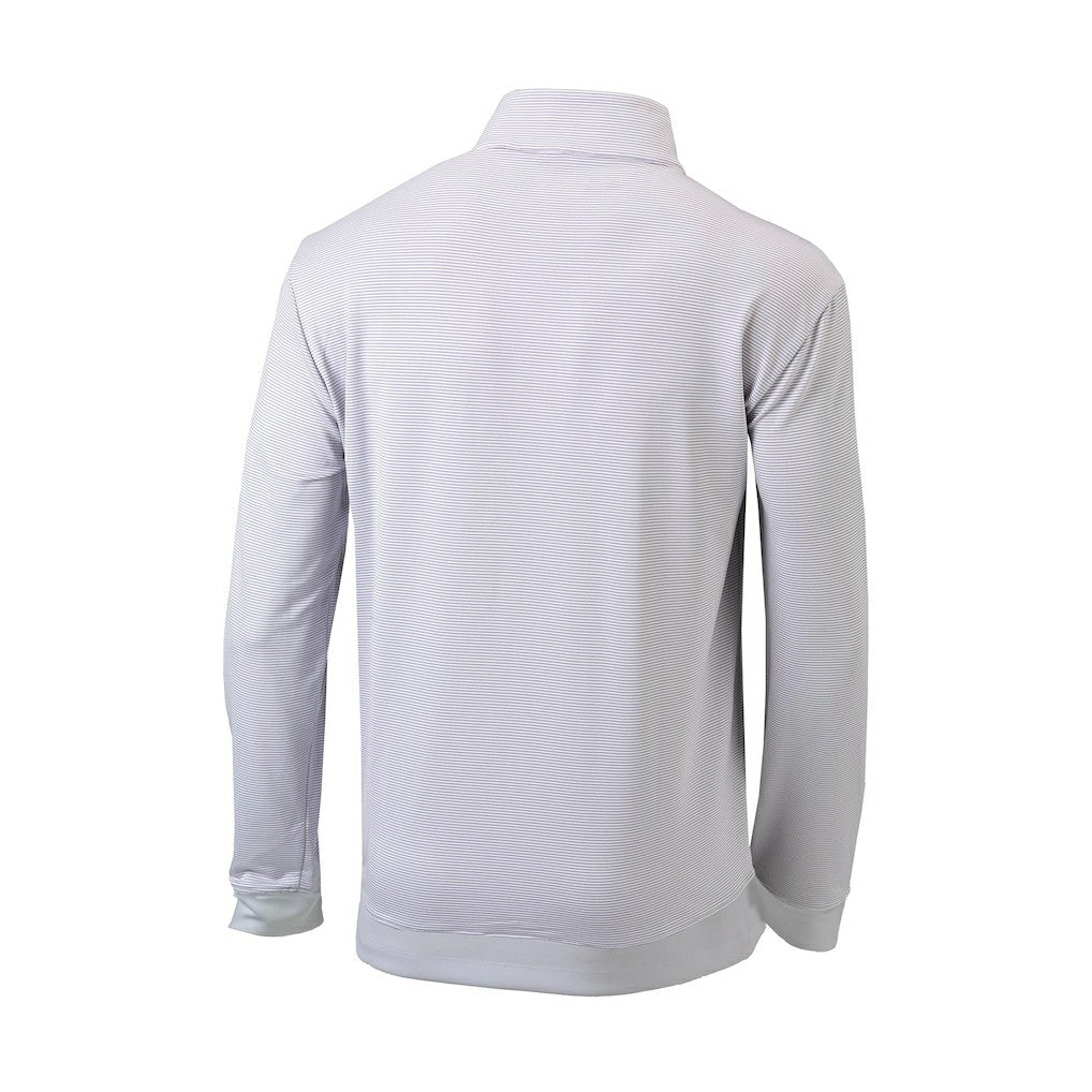 Gray/White Oklahoma City Thunder Omni-Wick Even Lie Quarter-Zip Top | NBA