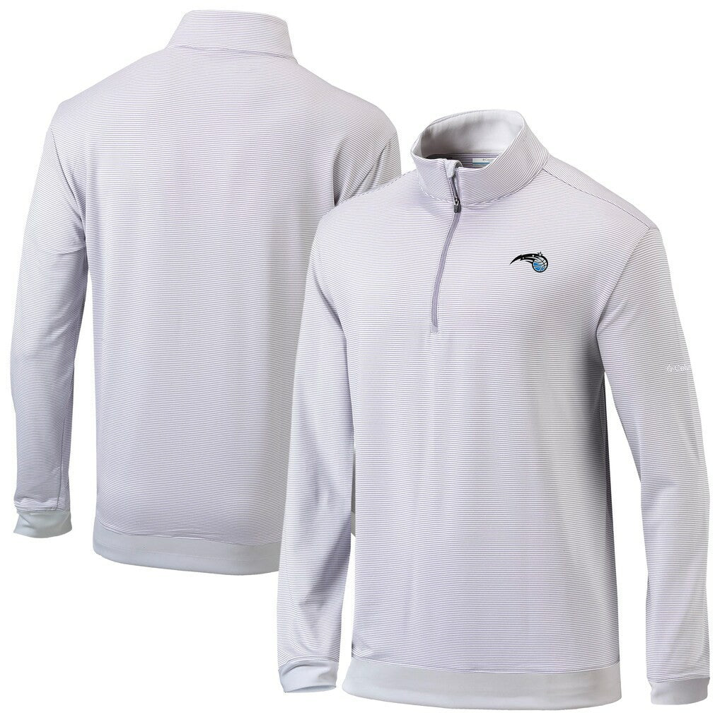 Gray/White Orlando Magic Omni-Wick Even Lie Quarter-Zip Top | NBA