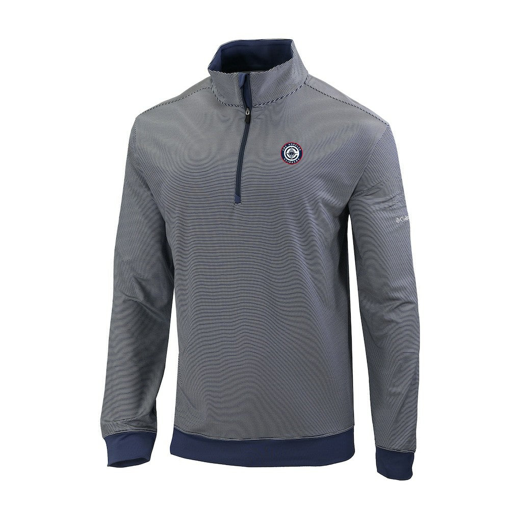 Navy LA Clippers Omni-Wick Even Lie Quarter-Zip Top | NBA