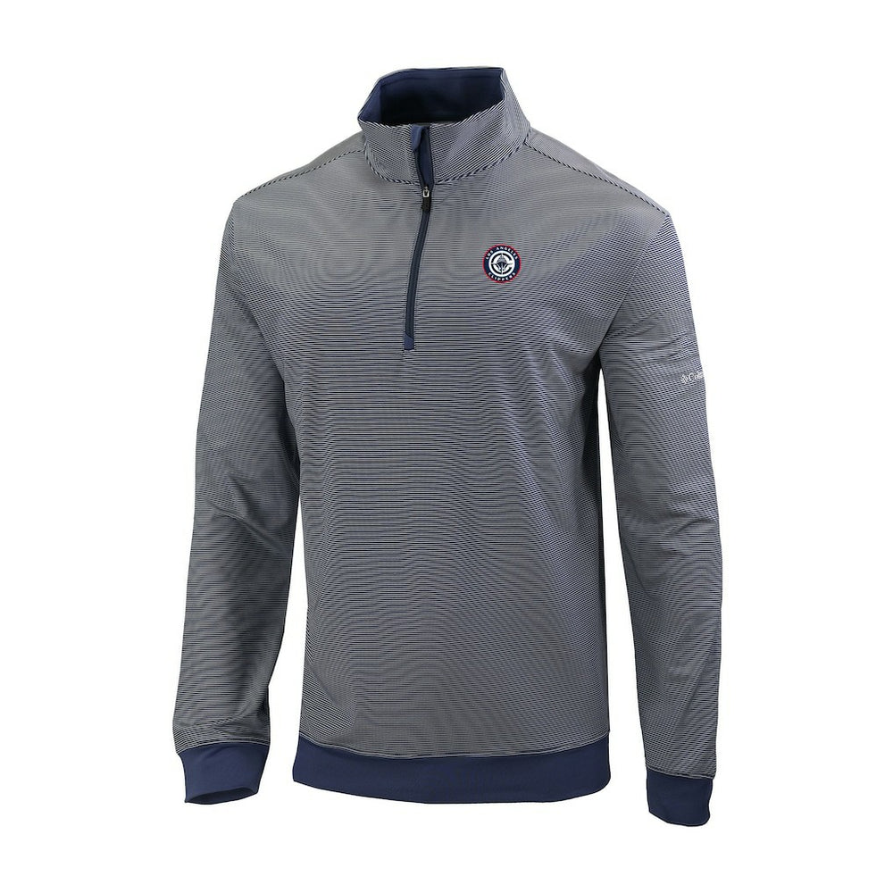Navy LA Clippers Omni-Wick Even Lie Quarter-Zip Top | NBA