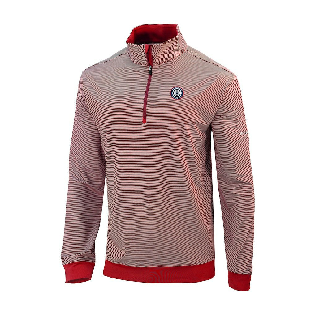 Red LA Clippers Omni-Wick Even Lie Quarter-Zip Top | NBA