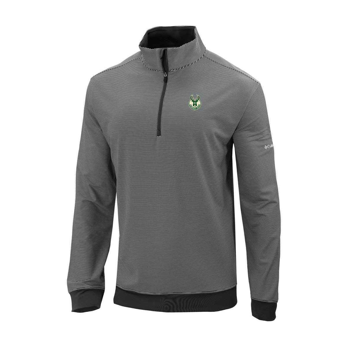 Black Milwaukee Bucks Omni-Wick Even Lie Quarter-Zip Top | NBA
