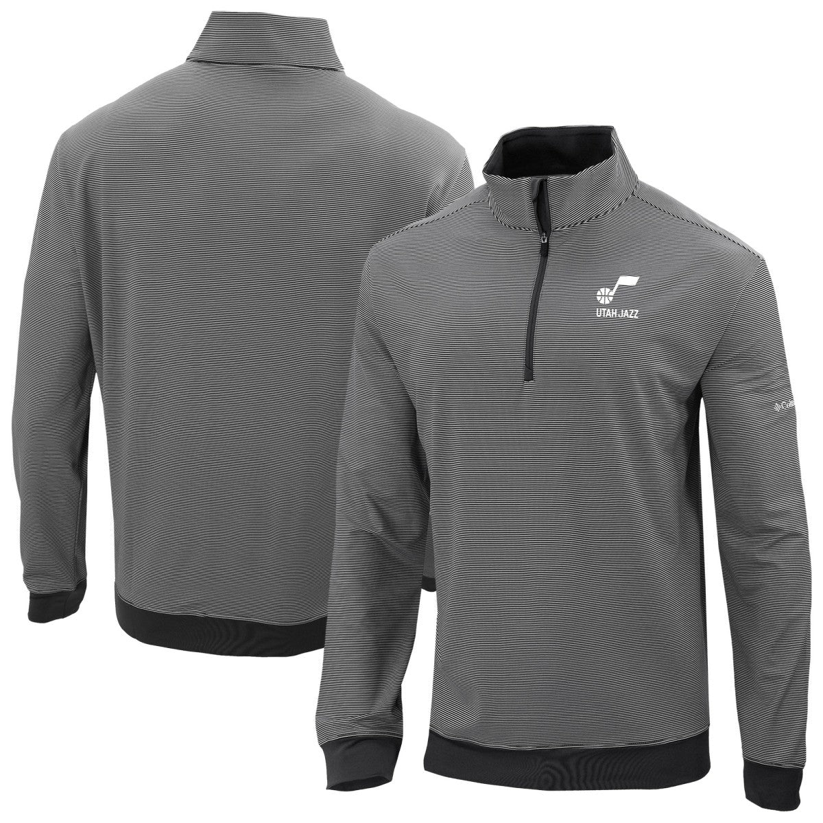 Black Utah Jazz Omni-Wick Even Lie Quarter-Zip Top | NBA