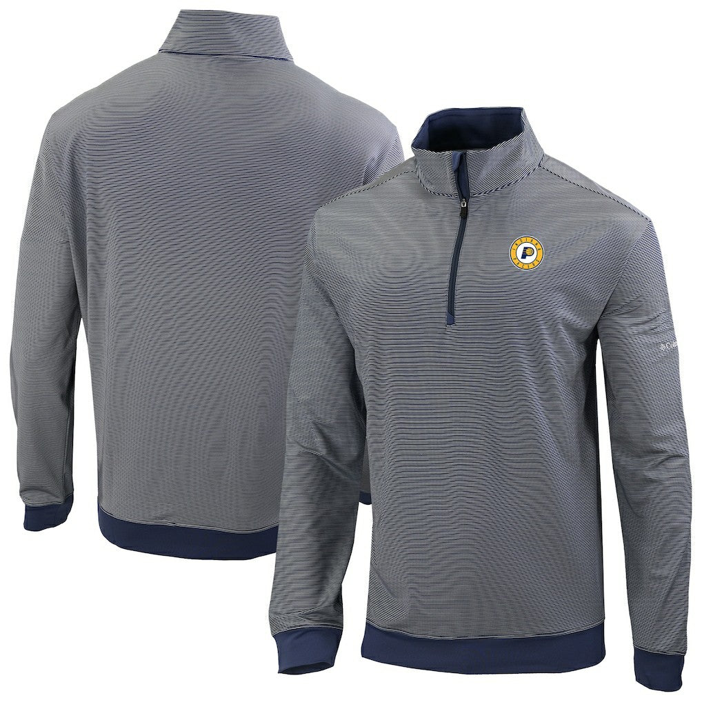 Navy Indiana Pacers Omni-Wick Even Lie Quarter-Zip Top | NBA