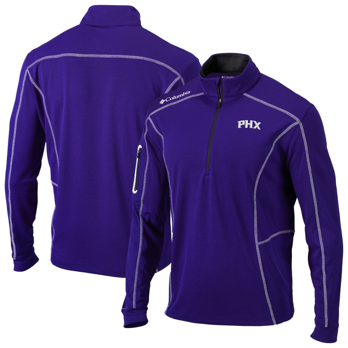 Purple Phoenix Suns Omni-Wick Shotgun Quarter-Zip Jacket | NBA