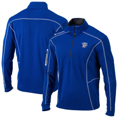 Blue Oklahoma City Thunder Omni-Wick Shotgun Quarter-Zip Jacket | NBA