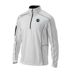 White Minnesota Timberwolves Omni-Wick Shotgun Quarter-Zip Jacket | NBA