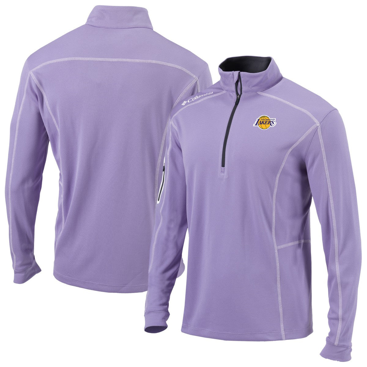 Purple Los Angeles Lakers Omni-Wick Shotgun Quarter-Zip Jacket | NBA