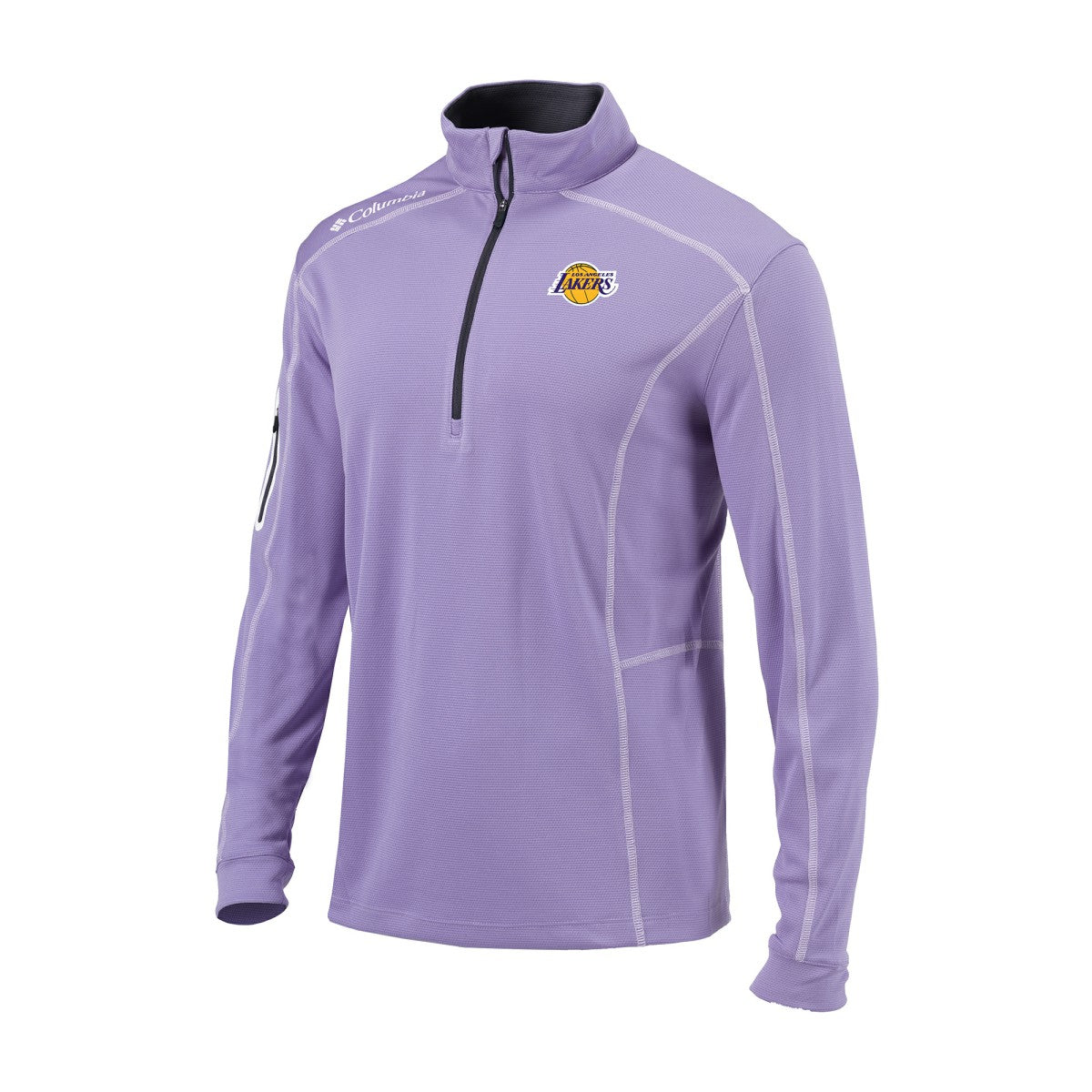 Purple Los Angeles Lakers Omni-Wick Shotgun Quarter-Zip Jacket | NBA