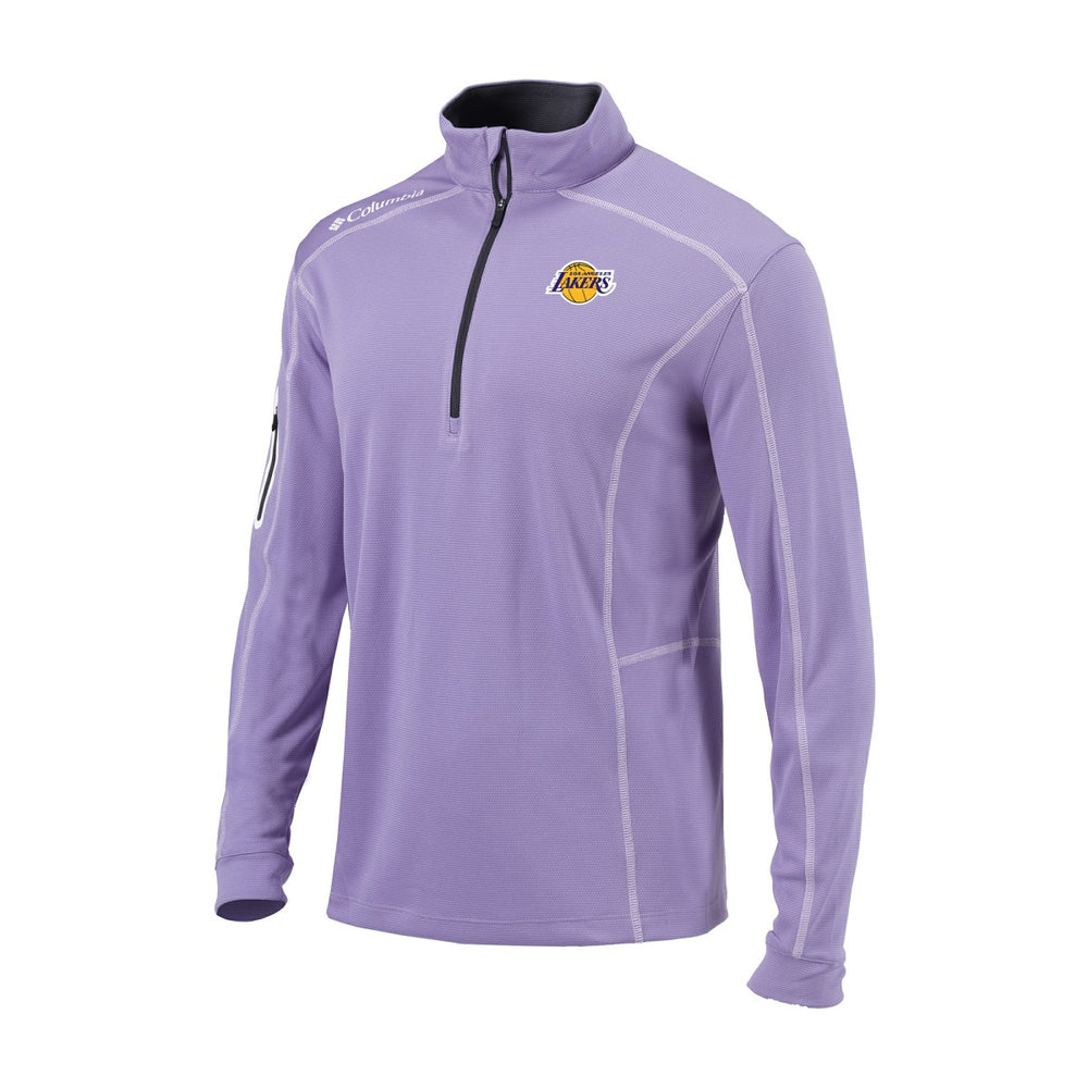 Purple Los Angeles Lakers Omni-Wick Shotgun Quarter-Zip Jacket | NBA