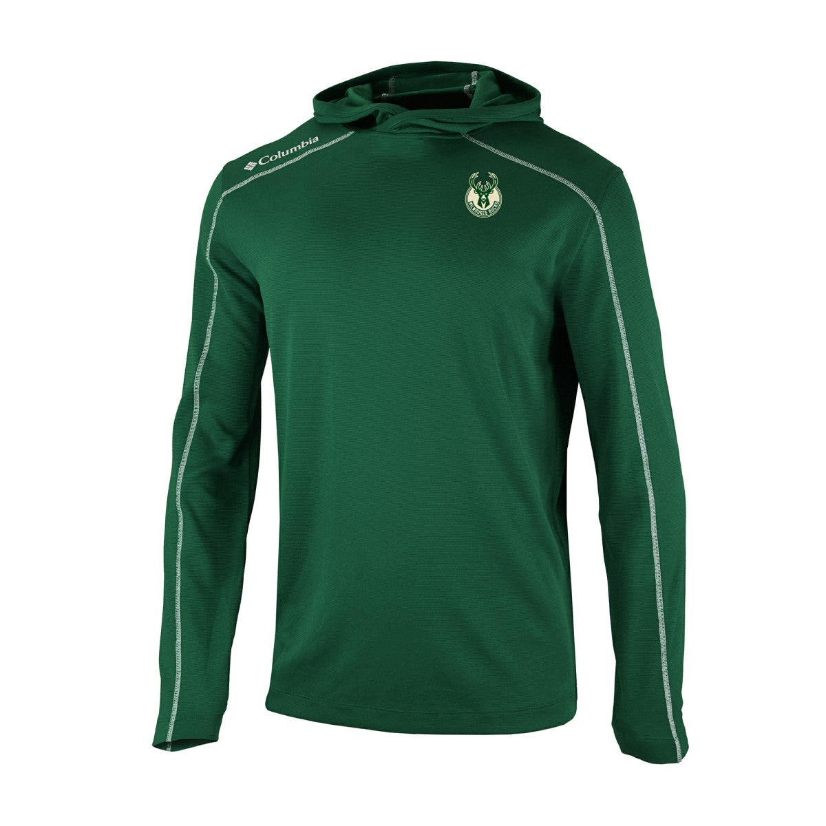 Hunter Green Milwaukee Bucks Omni-Wick Shotgun Pullover Hoodie | NBA