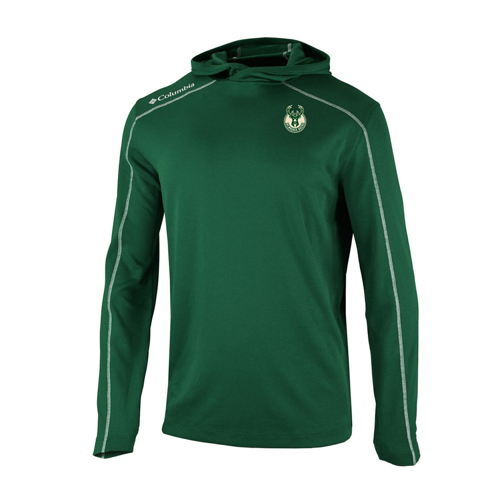 Hunter Green Milwaukee Bucks Omni-Wick Shotgun Pullover Hoodie | NBA
