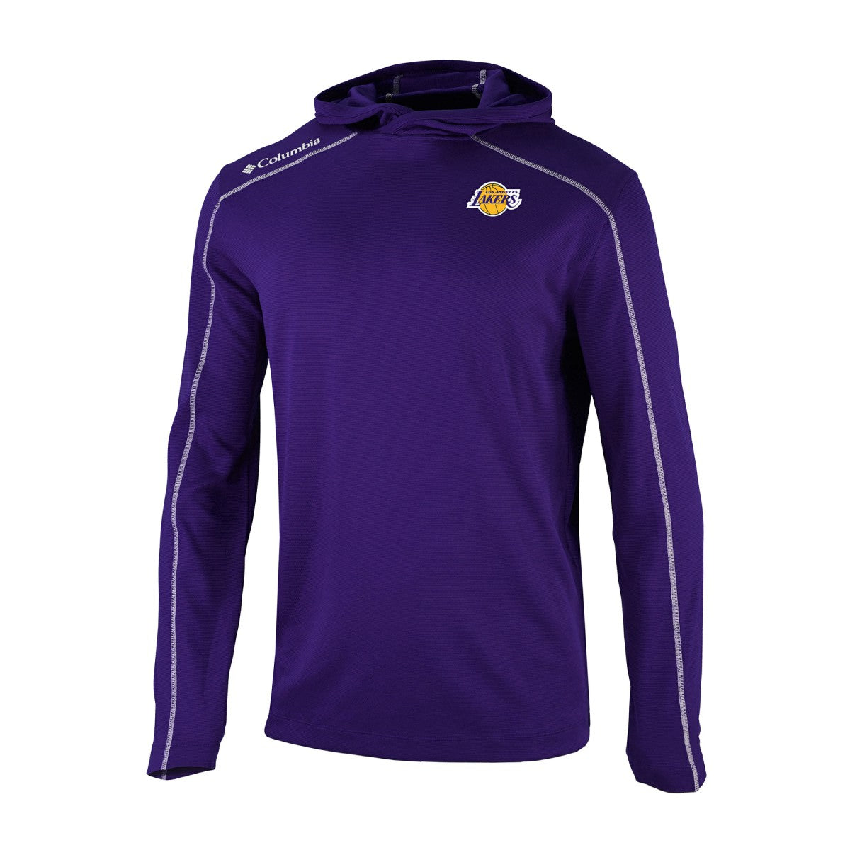Purple Los Angeles Lakers Omni-Wick Shotgun Pullover Hoodie | NBA