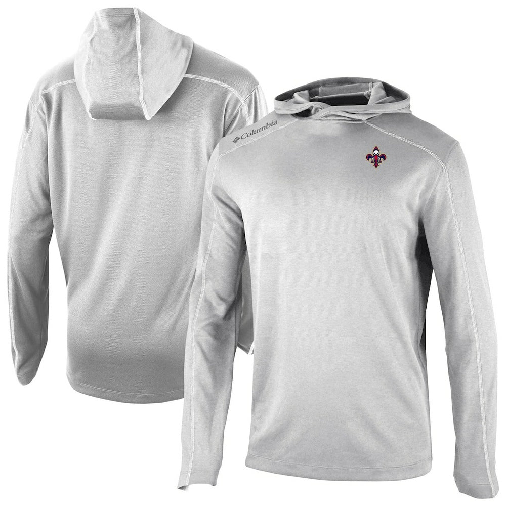 Gray New Orleans Pelicans Omni-Wick Shotgun Pullover Hoodie | NBA