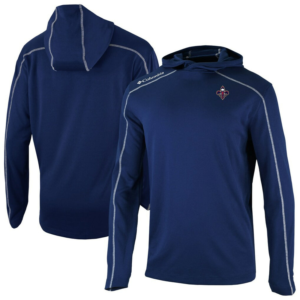 Navy New Orleans Pelicans Omni-Wick Shotgun Pullover Hoodie | NBA