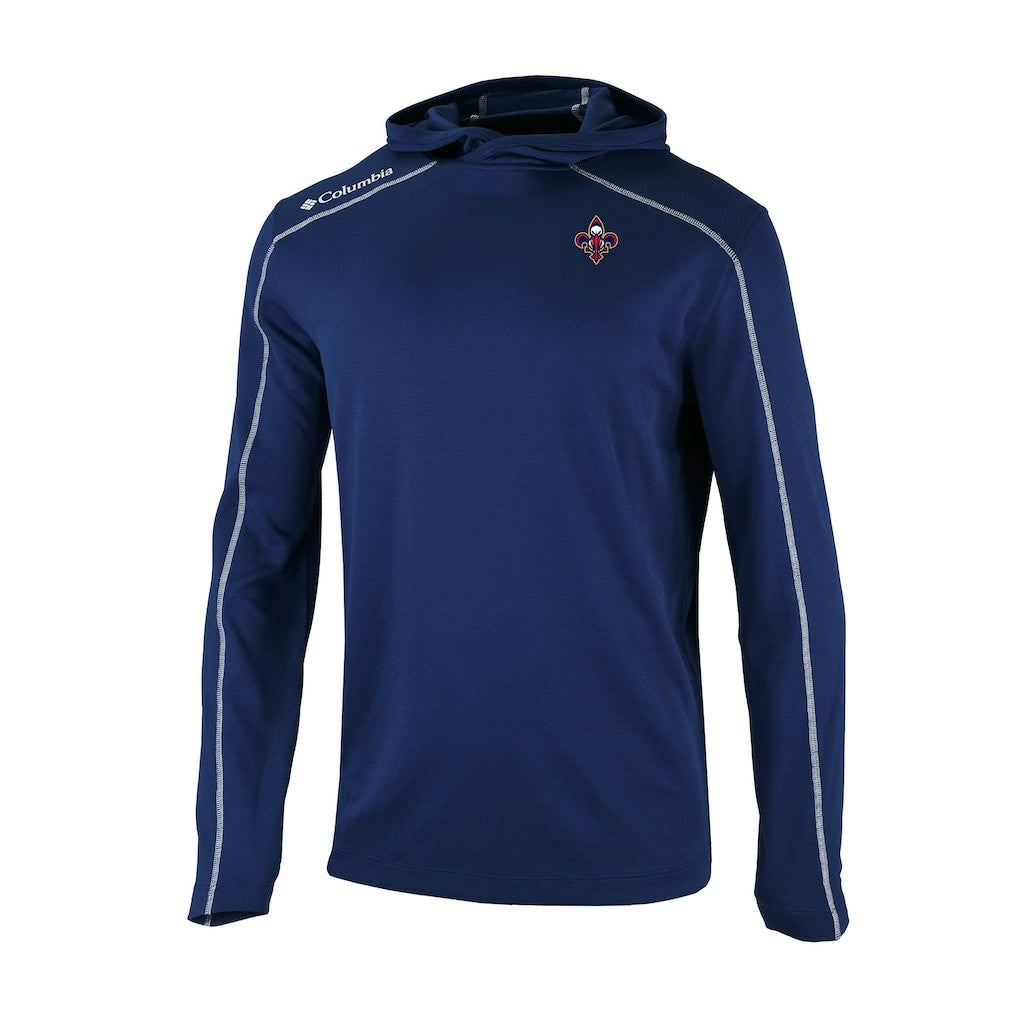 Navy New Orleans Pelicans Omni-Wick Shotgun Pullover Hoodie | NBA