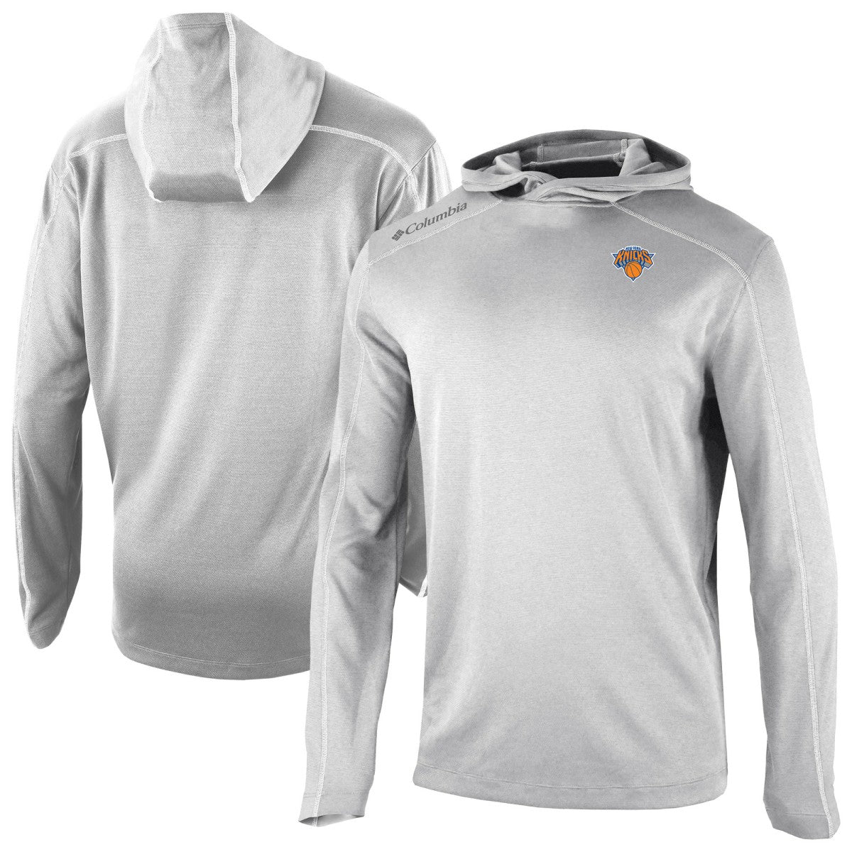 Gray New York Knicks Omni-Wick Shotgun Pullover Hoodie | NBA